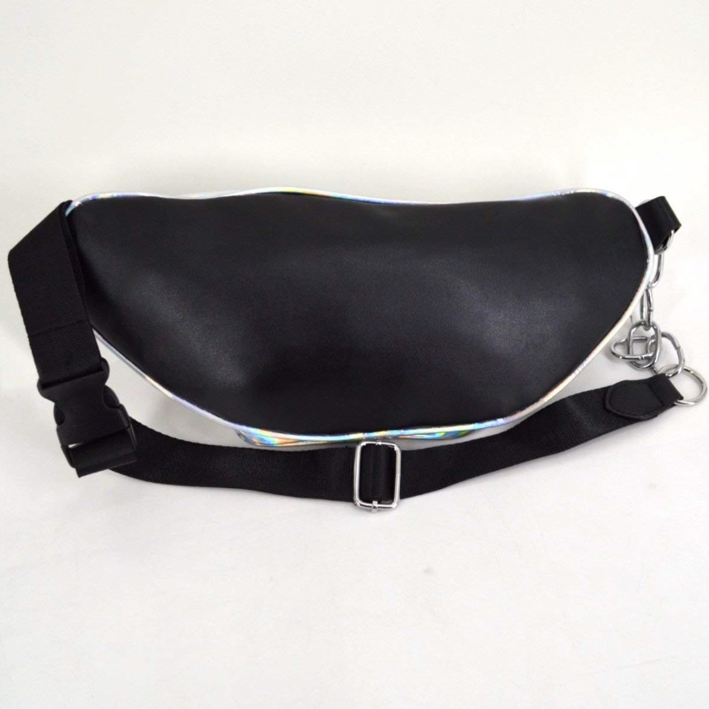 silver holographic fanny pack - Picture 6 of 10